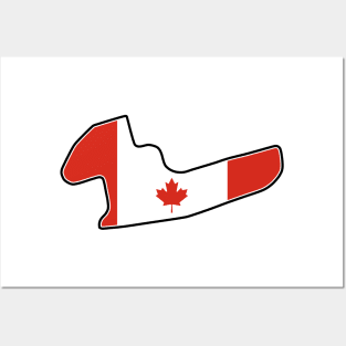 Toronto Street Circuit [flag] Posters and Art